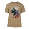 "Machine Gunner" Print Military T-Shirt - photo 9681